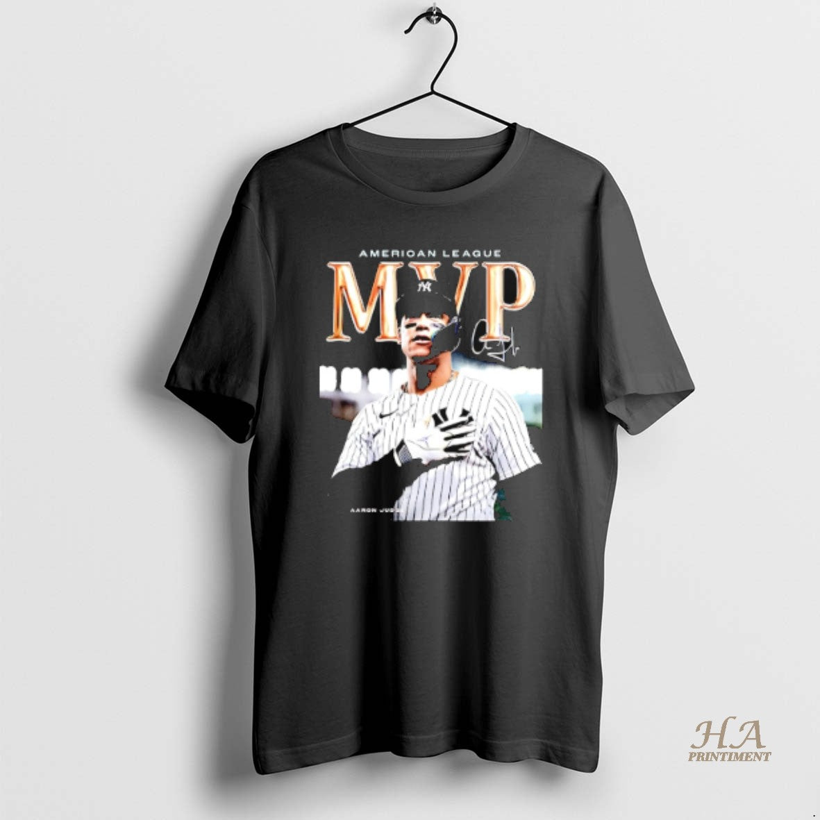 Official Aaron Judge New York Yankees 3x American League Mvp 2025 Signature Shirt Hoodie Sweatshirt | PurePodTees.com