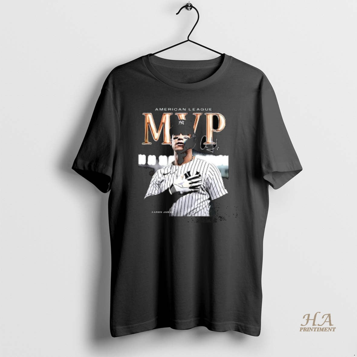 Official Aaron Judge New York Yankees Baseball American League Mvp Signature Shirt Hoodie Sweatshirt | PurePodTees.com