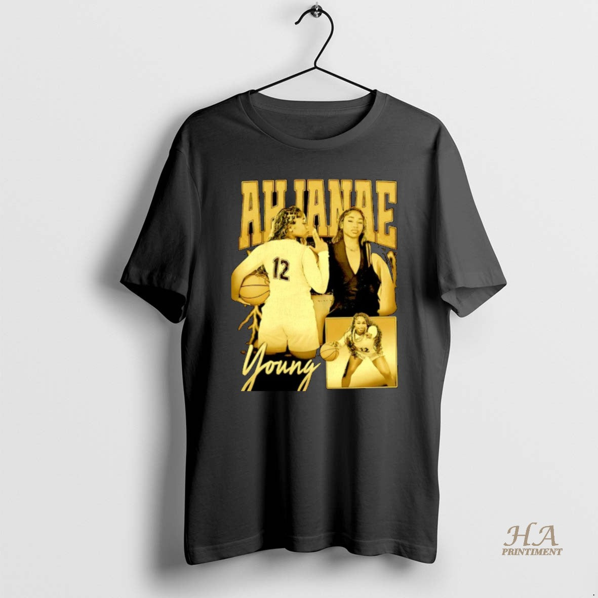 Official Ahjanae Young West Virginia State Womens Basketball Player Collage Christmas Shirt Hoodie Sweatshirt