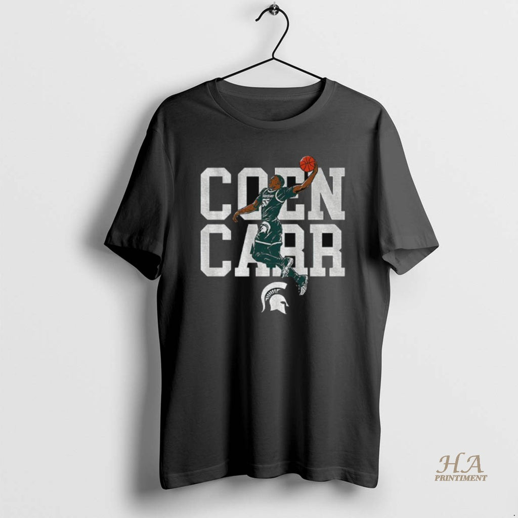 Official Air Coen Carr Michigan State Spartans Basketball Cartoon Shirt Hoodie Sweatshirt | PurePodTees.com