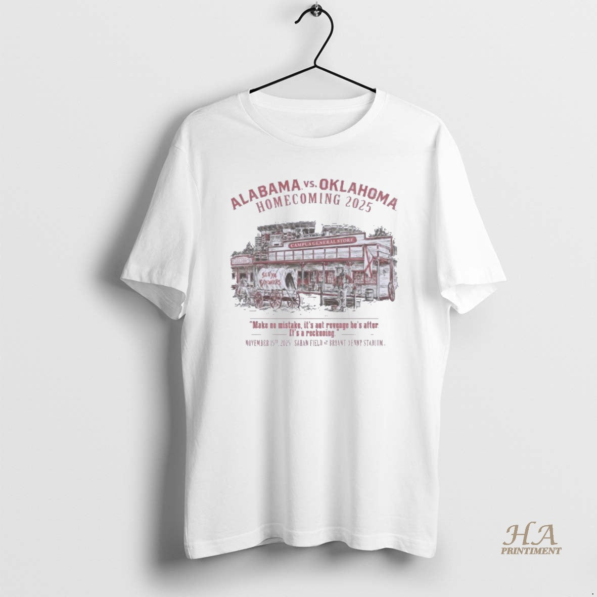 Official Alabama Vs Oklahoma 2025 Homecoming Gameday Shirt Hoodie Sweatshirt | PurePodTees.com