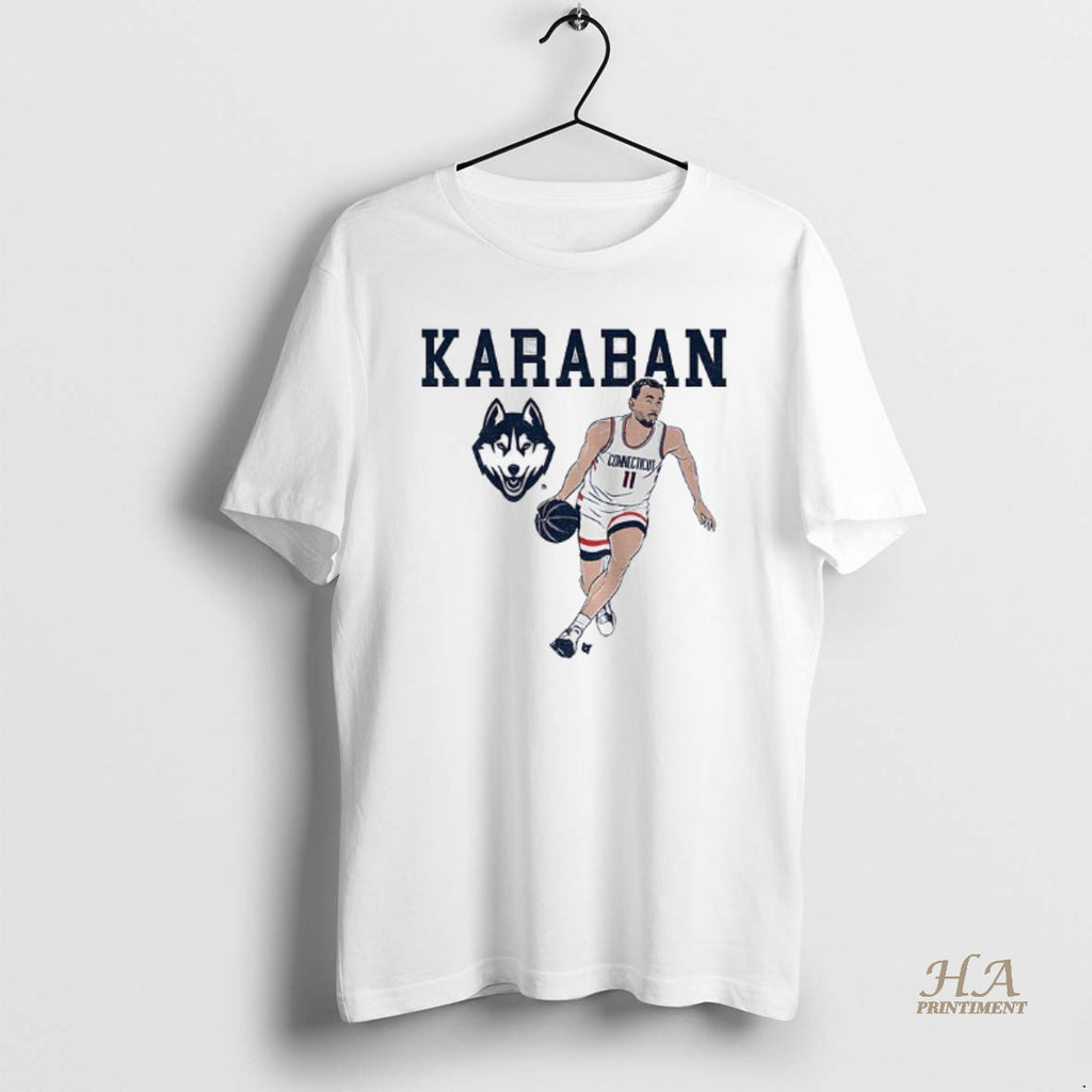 Official Alex Karaban Name Pose Uconn Huskies Basketball Big East Conference Shirt Hoodie Sweatshirt | PurePodTees.com