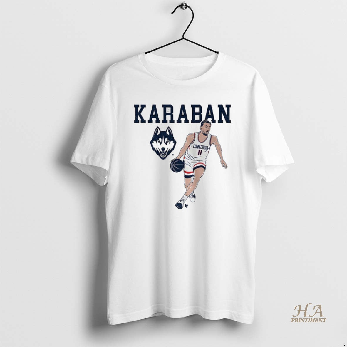 Official Alex Karaban Name Pose Uconn Huskies Basketball Big East Conference Shirt Hoodie Sweatshirt | PurePodTees.com
