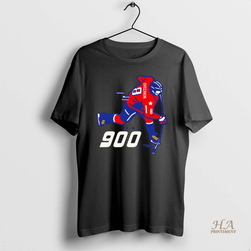 Official Alex Ovechkin 900 Washington Capitals Nhl Hockey Player Stanley Cup Shirt Hoodie Sweatshirt | PurePodTees.com