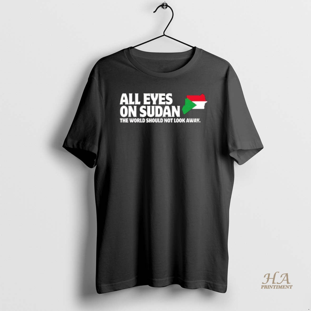 Official All Eyes On Sudan The World Should Not Look Away Shirt Hoodie Sweatshirt | PurePodTees.com