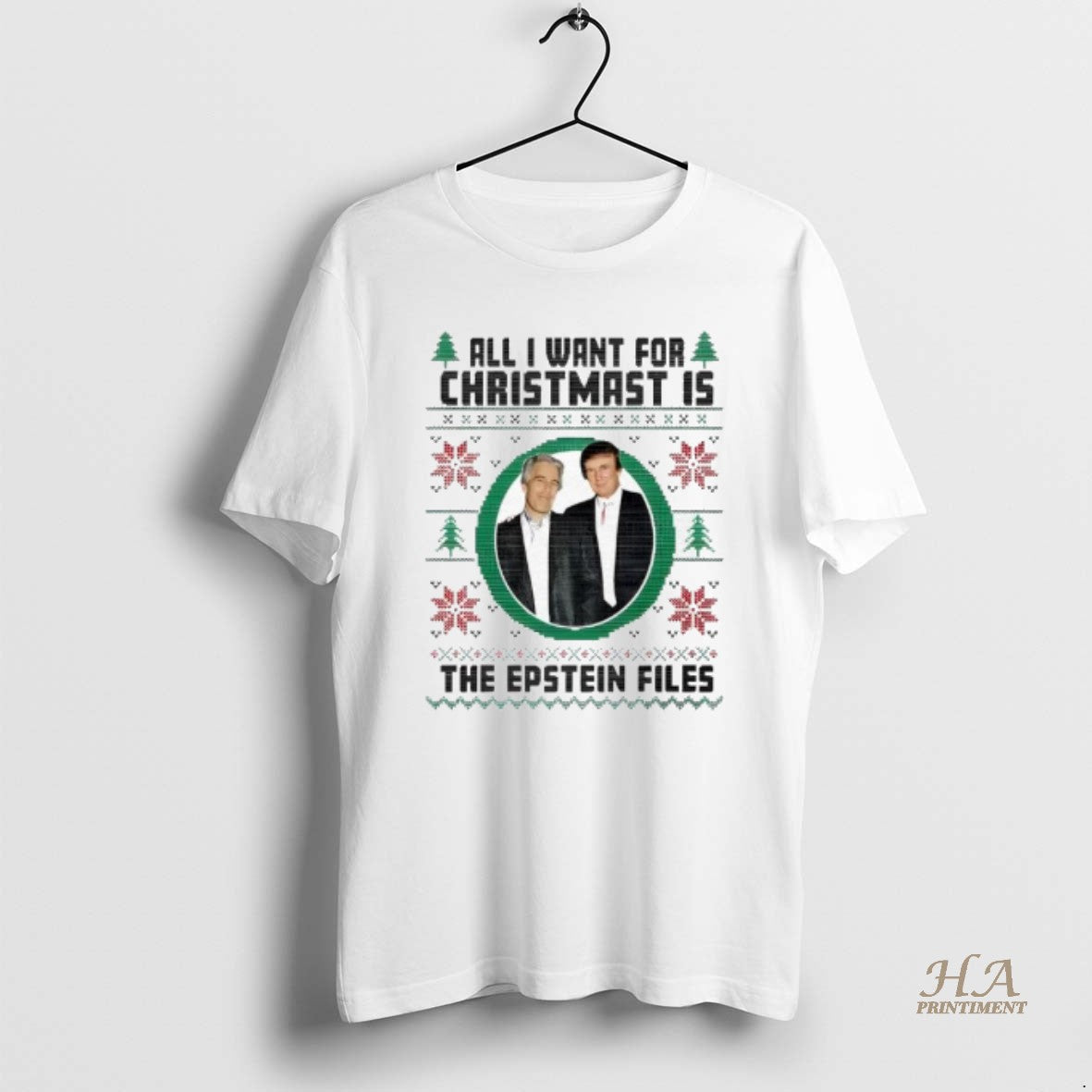 Official All I Want For Christmas Is Epstein Files Trump Shirt Hoodie Sweatshirt | PurePodTees.com