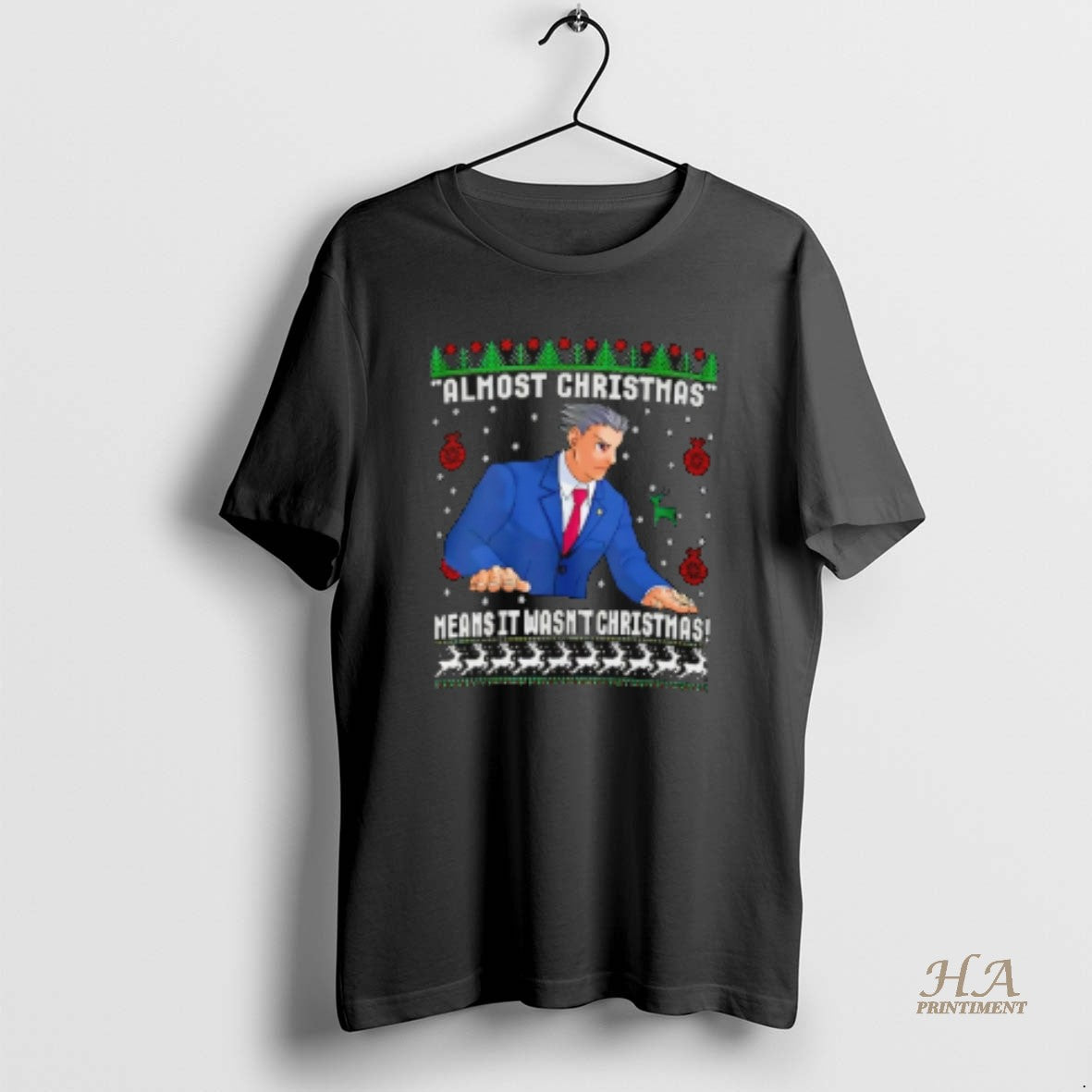 Official Almost Christmas Means It Wasnt Christmas Ugly Shirt Hoodie Sweatshirt | PurePodTees.com