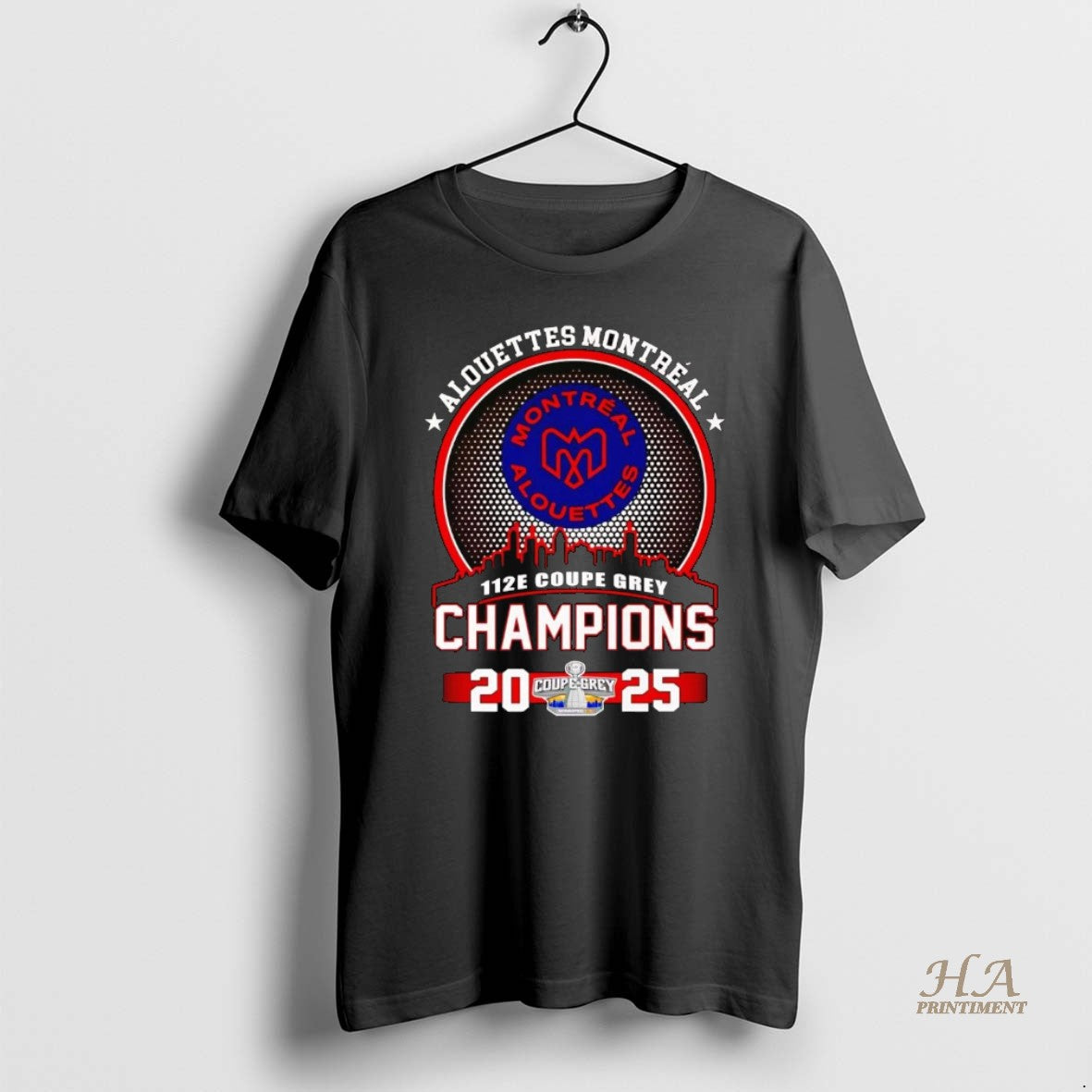 Official Alouettes Montreal 112e Coupe Grey Champions 2025 Shirt Hoodie Sweatshirt | PurePodTees.com
