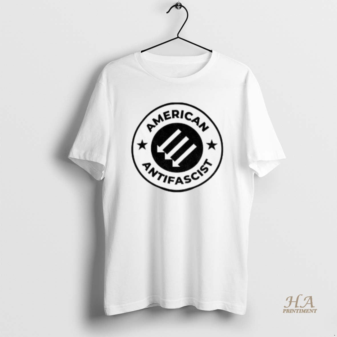 Official American Antifascist Three Arrows Symbol Political Shirt Hoodie Sweatshirt | PurePodTees.com