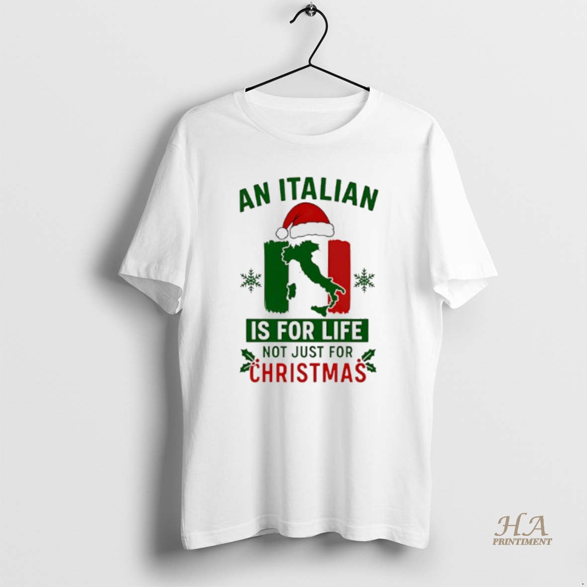 Official An Italian Is For Life Not Just For Christmas Shirt Hoodie Sweatshirt | PurePodTees.com
