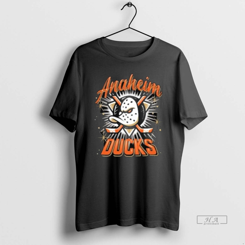 Official Anaheim Ducks Spray On 2025 Long Sleve