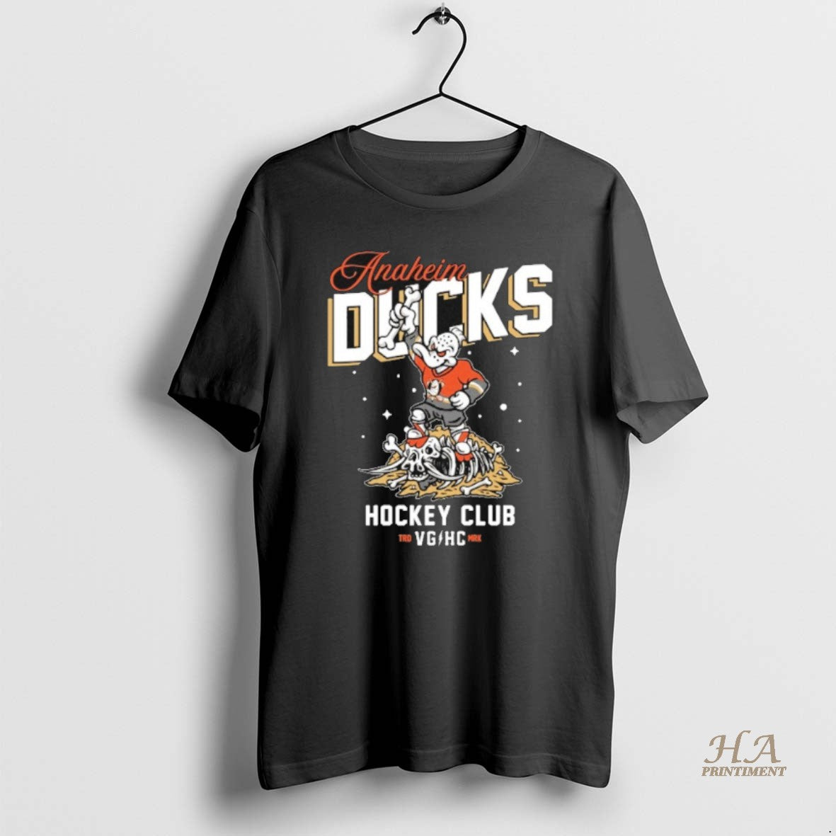 Official Anaheim Ducks Ww Pile Of Bones Shirt Hoodie Sweatshirt | PurePodTees.com