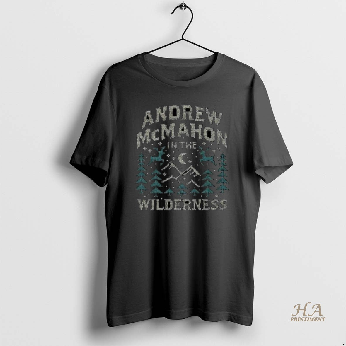 Official Andrew Mcmahon In The Wilderness Holiday Circle Black Shirt Hoodie Sweatshirt | PurePodTees.com