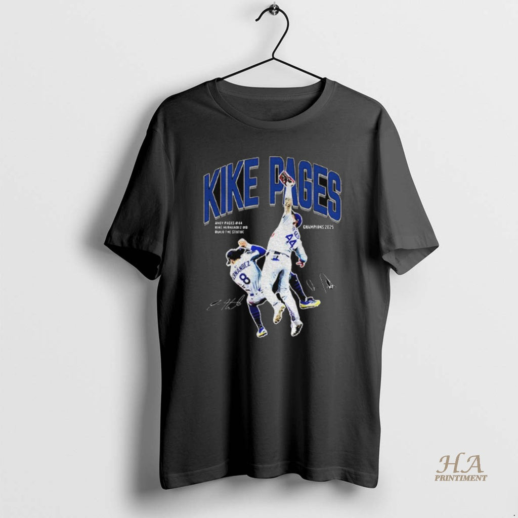 Official Andy Pages Catch Dodgers World Series Game 7 Saving The Catch Signature Shirt Hoodie Sweatshirt | PurePodTees.com