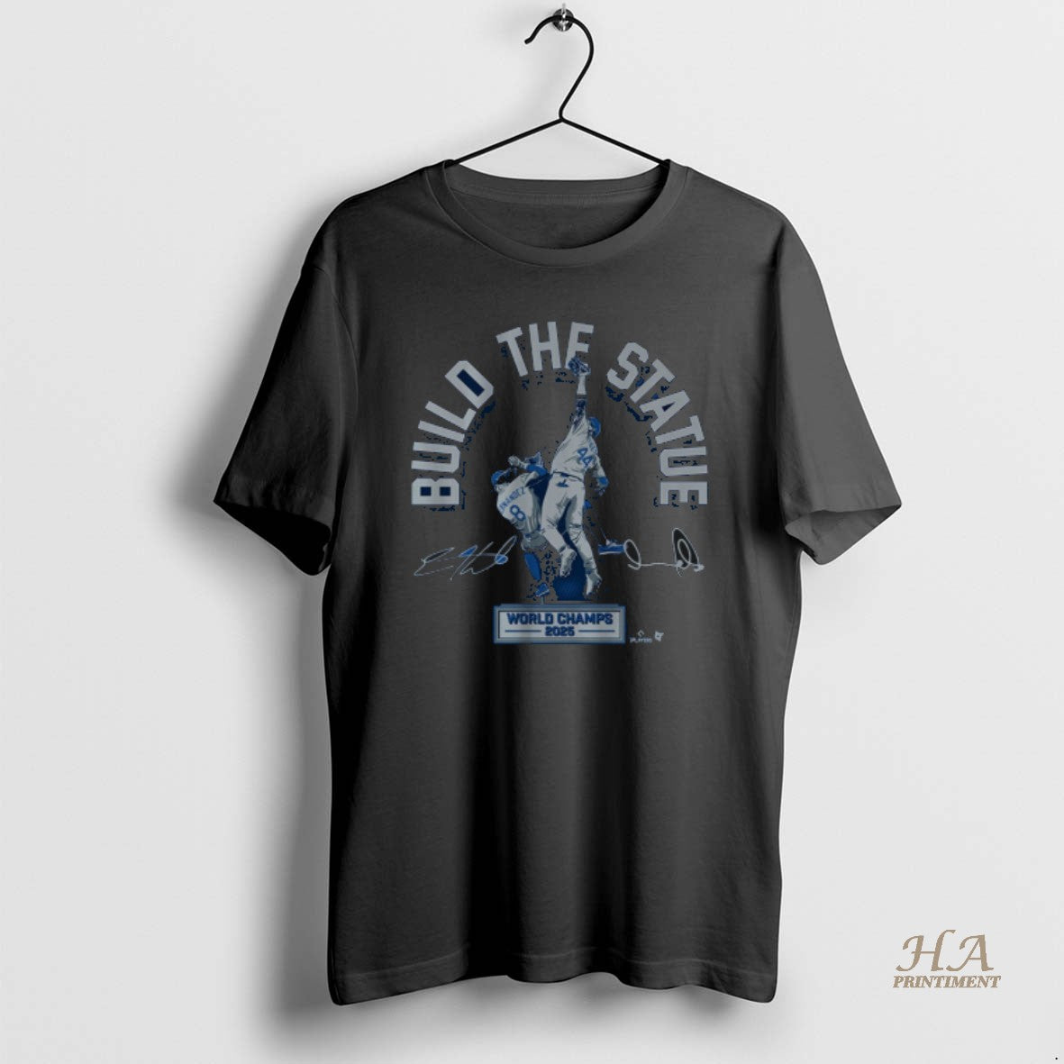 Official Andy Pages And Kike Hernandez Build The Statue World Champs 2025 Los Angeles Dodgers Shirt Hoodie Sweatshirt