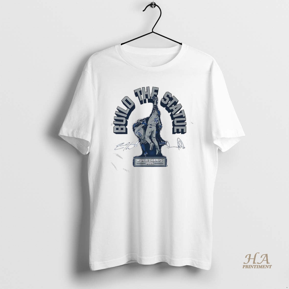 Official Andy Pages And Kike Hernandez Builo The Staue World Champs Los Angeles Dodgers Shirt Hoodie Sweatshirt