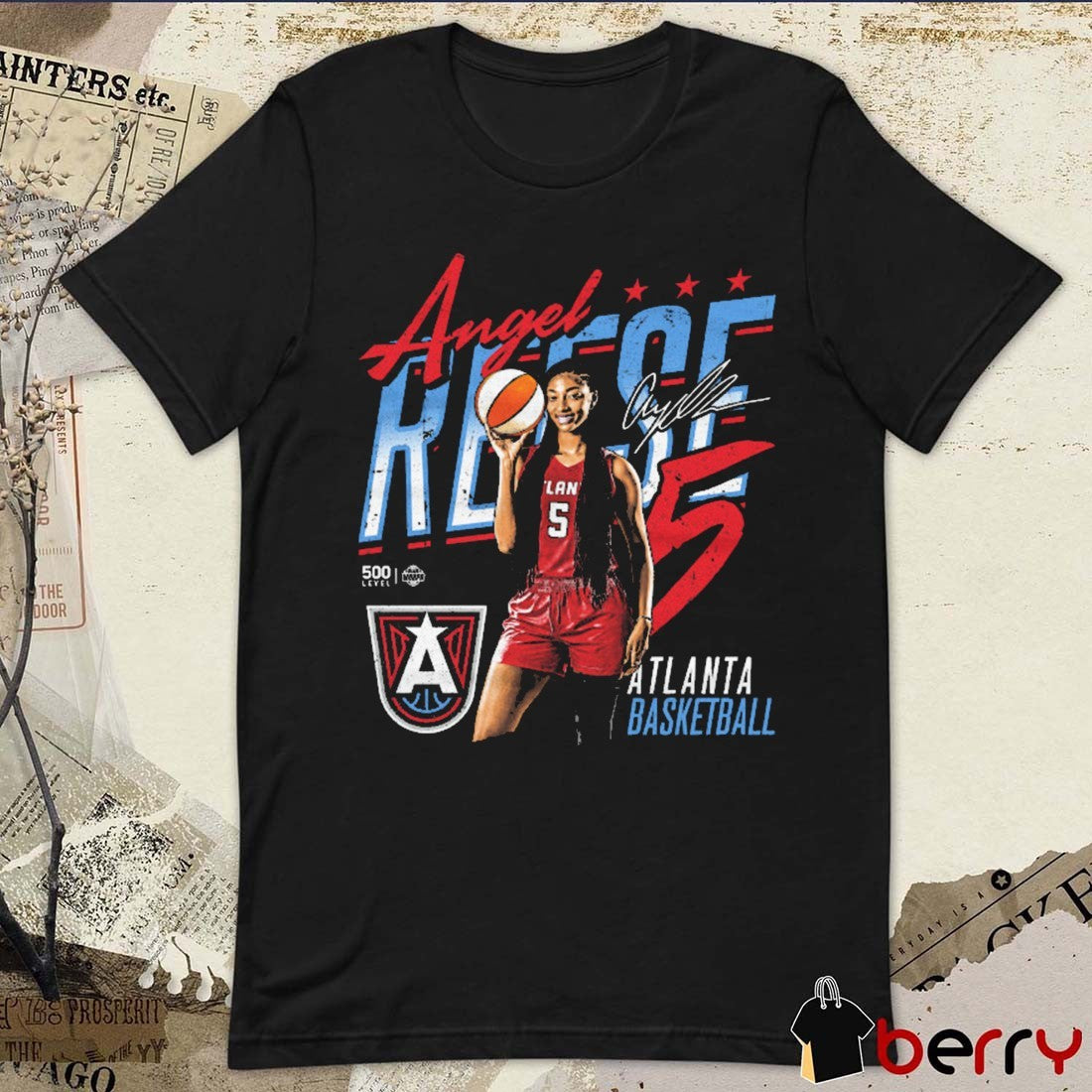 Angel Reese Atlanta Dream WNBA Basketball Player Name Signature t-shirt