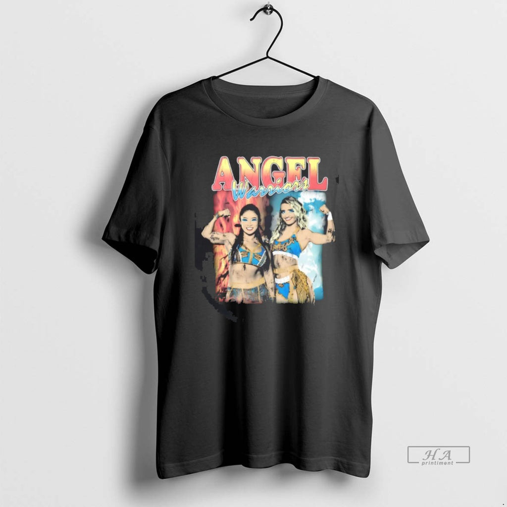 Official Angel Warriors Fire And Ice Graphic Shirt Hoodie Sweatshirt | PurePodTees.com