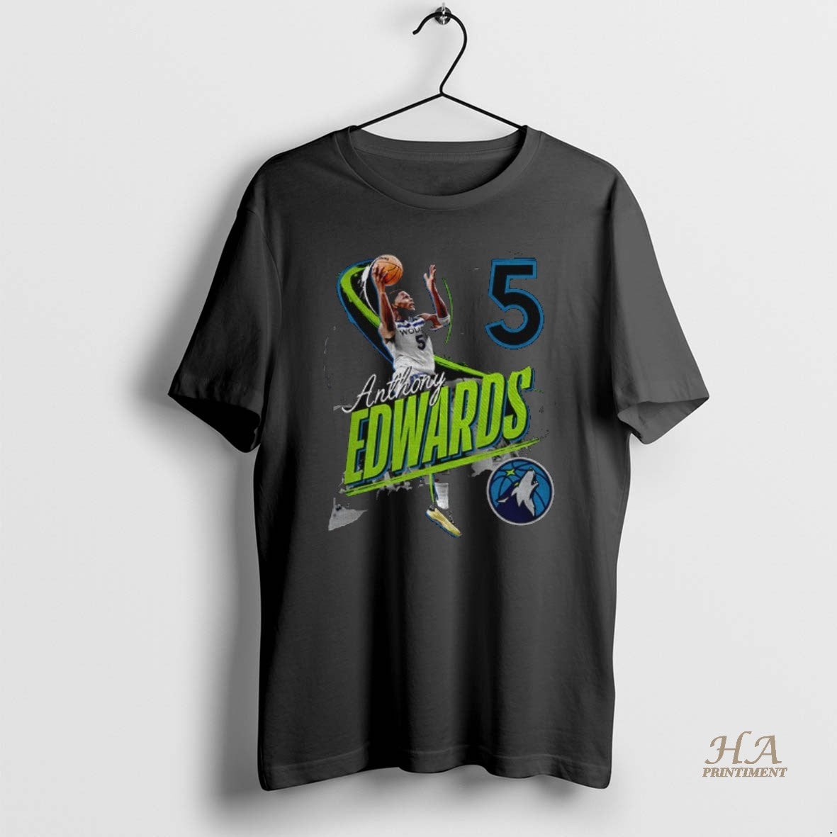 Official Anthony Edwards 5 Minnesota Timberwolves Nba Basketball Vintage Shirt Hoodie Sweatshirt | PurePodTees.com