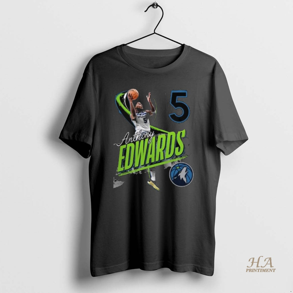Official Anthony Edwards Minnesota Timberwolves Legacy Long Sleve Shirt Hoodie Sweatshirt | PurePodTees.com