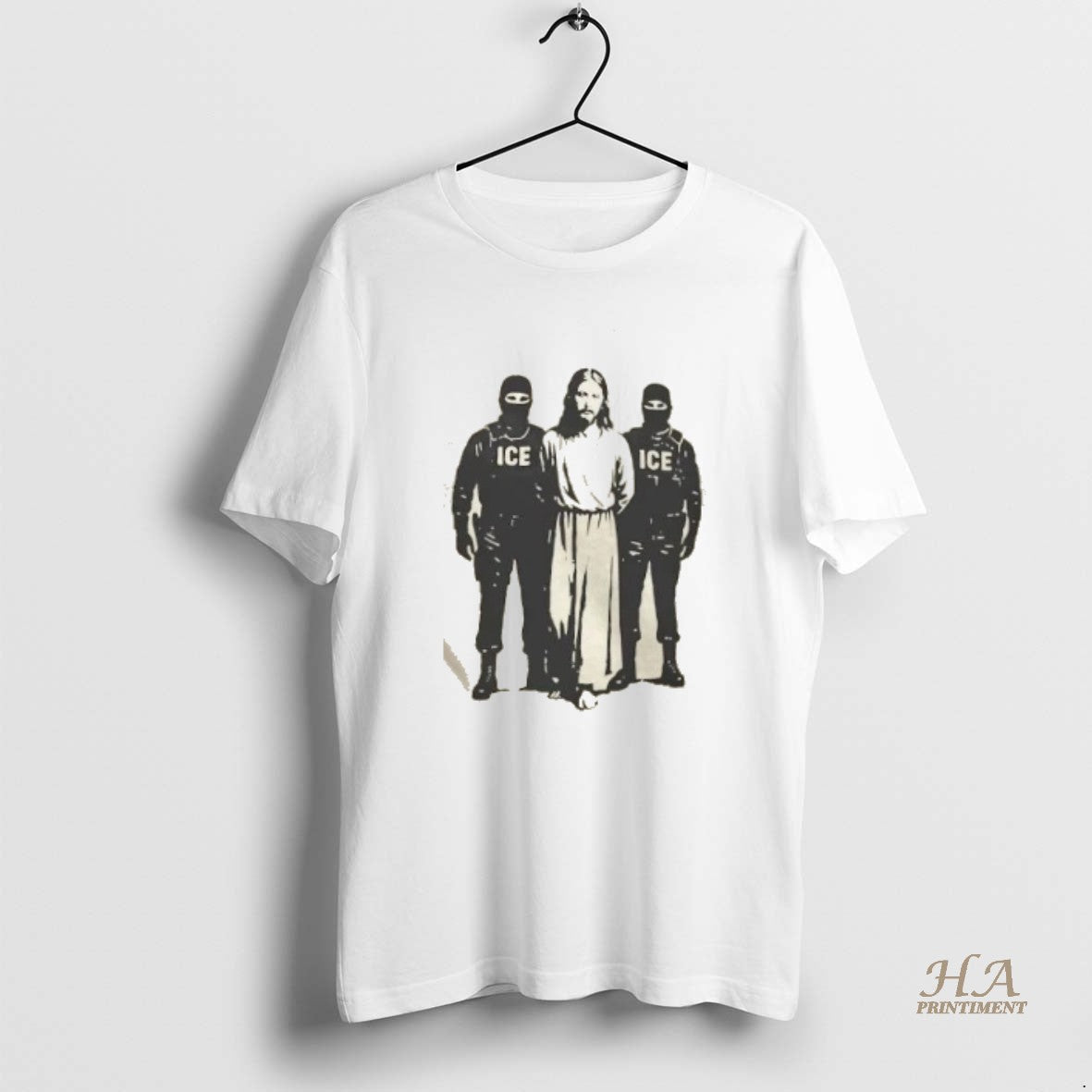 Official Anti Ice Jesus Arrested Parody Immigrant Rights Protest Shirt Hoodie Sweatshirt | PurePodTees.com