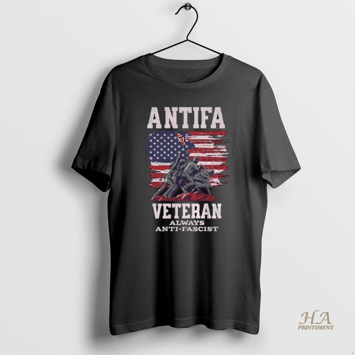 Official Antifa Veteran Always Anti Fascist Shirt Hoodie Sweatshirt | PurePodTees.com