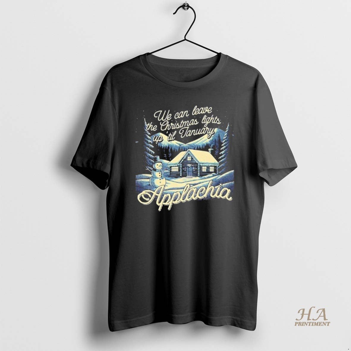 Official Appalachia We Can Leave The Christmas Lights Up Til January Shirt Hoodie Sweatshirt | PurePodTees.com