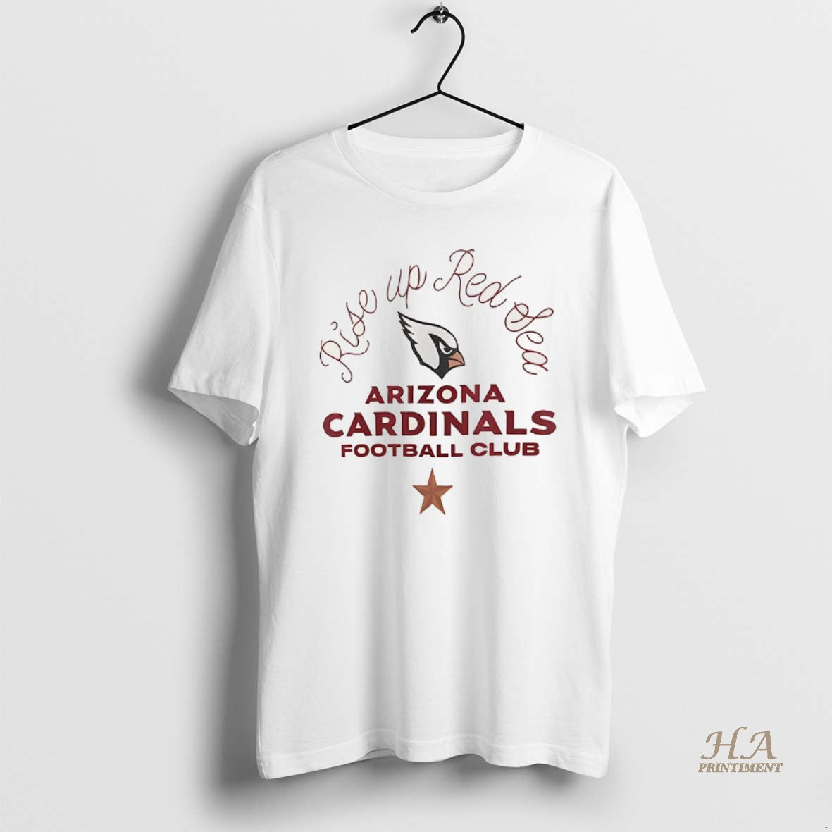 Official Arizona Cardinals Football Clubs Rise Up Red Sea Shirt Hoodie Sweatshirt | PurePodTees.com
