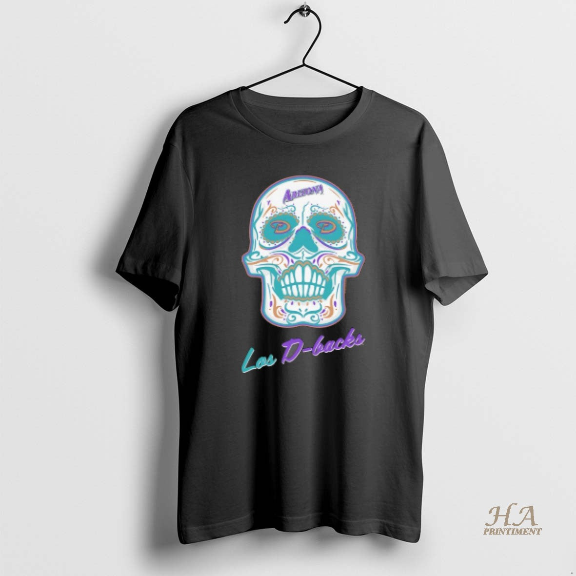 Official Arizona Diamondbacks Sugar Skull Boxy Shirt Hoodie Sweatshirt | PurePodTees.com