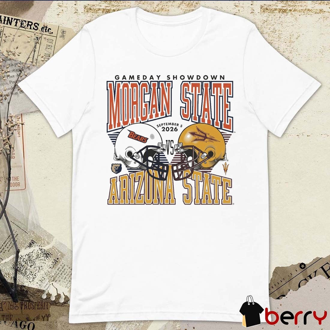 Arizona State Sun Devils Football vs Morgan State Bears Gameday Showdown September 5 2026 t-shirt