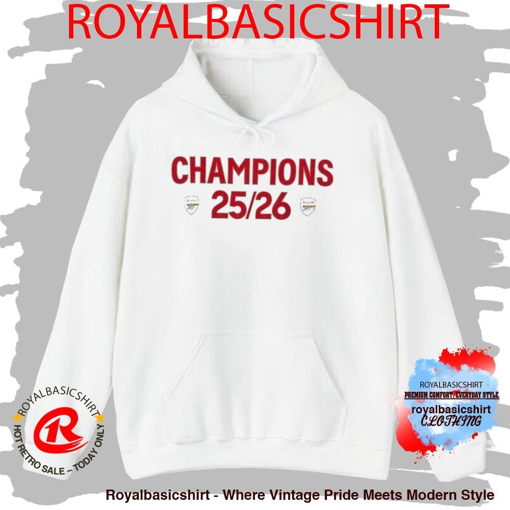 Arsenal Champions 25 26 Shirt
