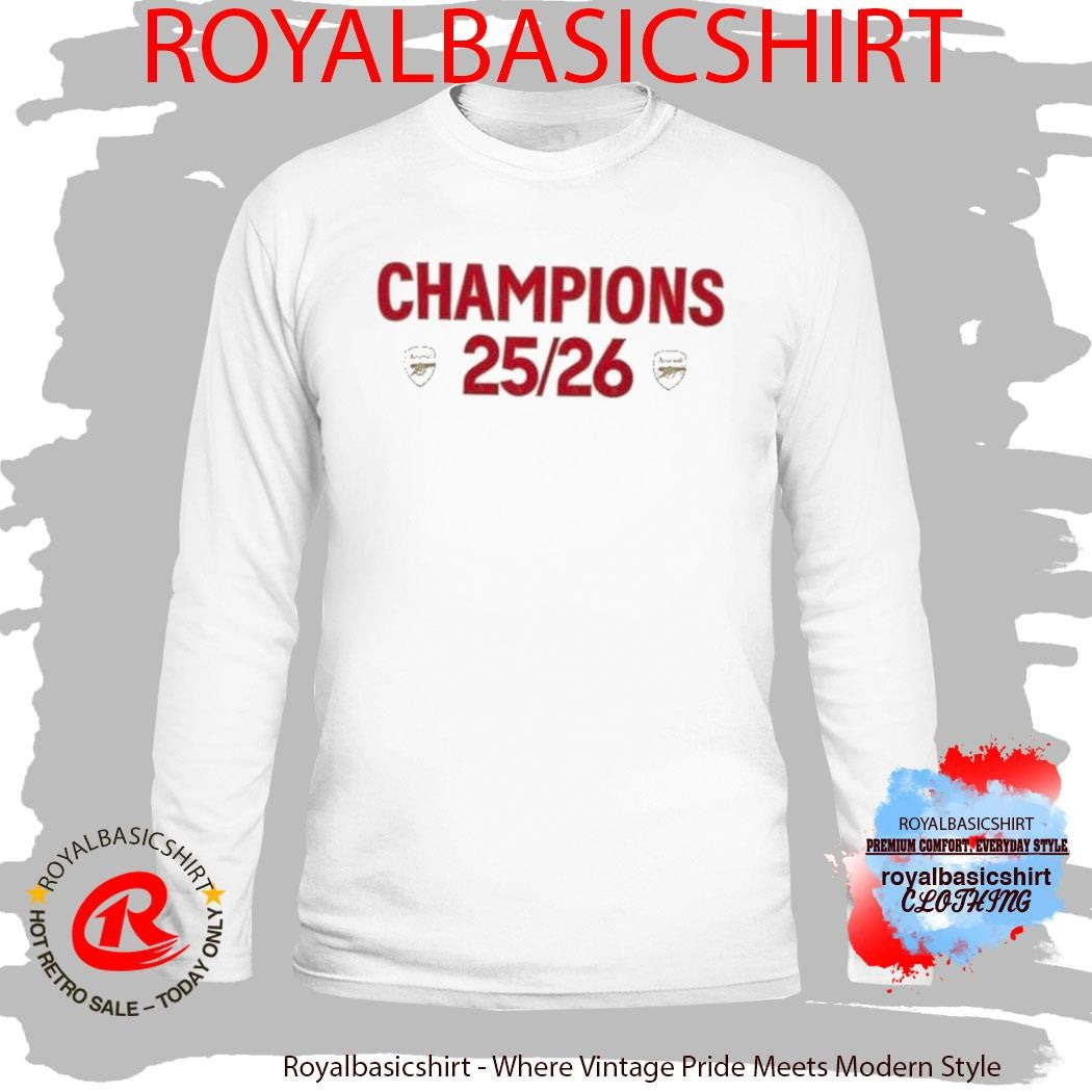 Arsenal Champions 25 26 Shirt