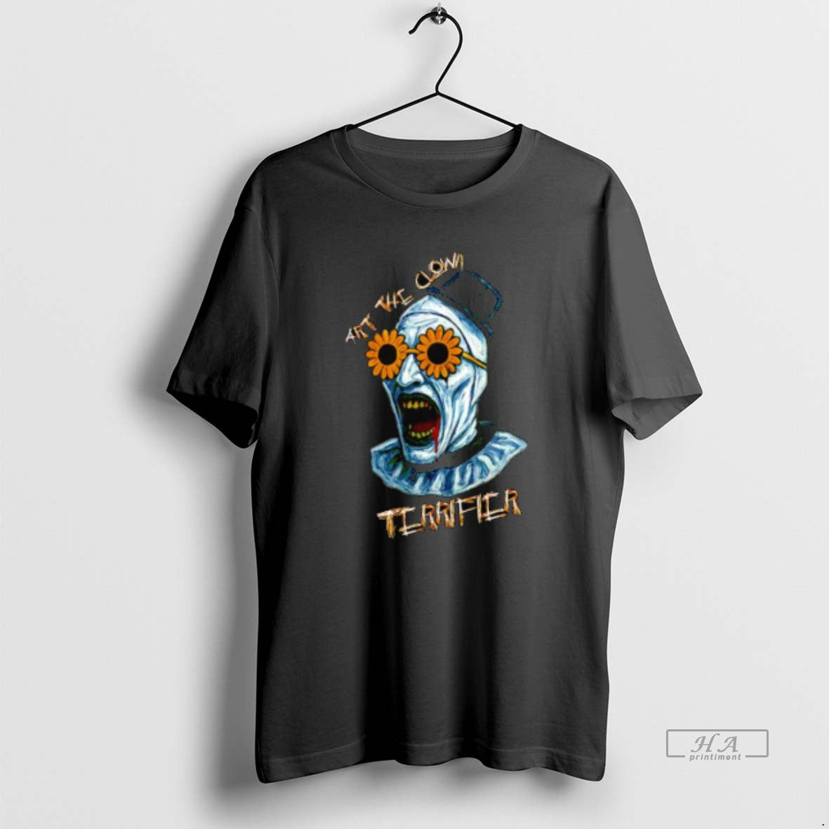 Official Art The Clown Terrifier Graphic Shirt Hoodie Sweatshirt | PurePodTees.com