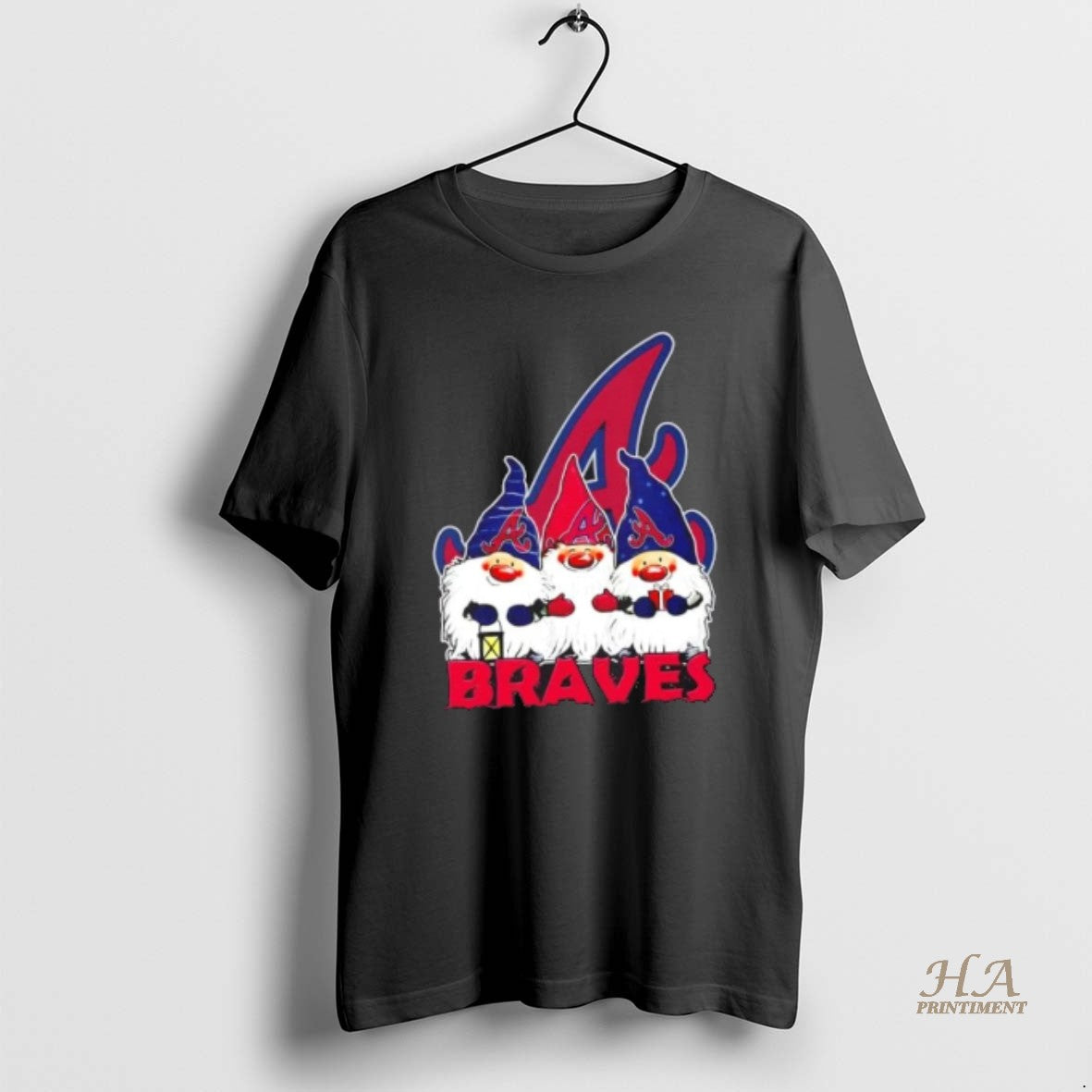 Official Atlanta Braves X Gnomes Xmas Christmas Shirt Hoodie Sweatshirt | PurePodTees.com