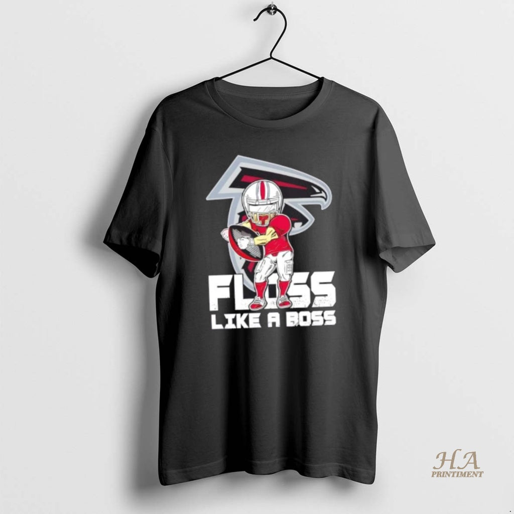 Official Atlanta Falcons Football Floss Like A Boss Shirt Hoodie Sweatshirt | PurePodTees.com