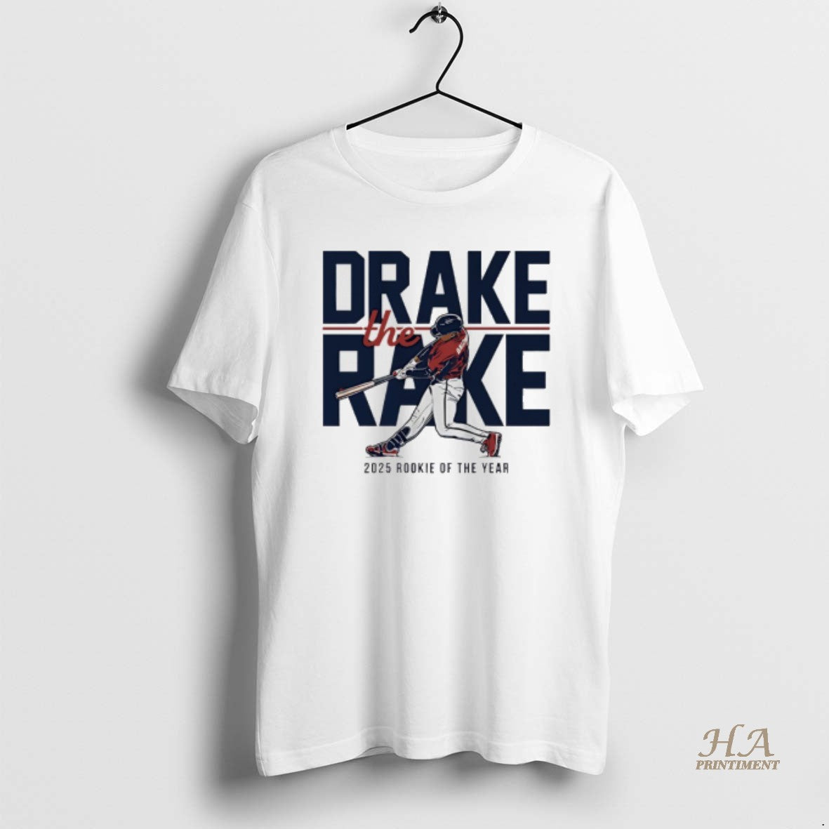 Official Atlanta S Drake Baldwin The Rake 2025 Rookie Of The Year Shirt Hoodie Sweatshirt | PurePodTees.com