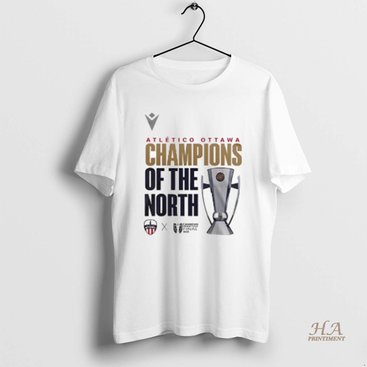 Official Atletico Ottawa Champions Of The North Shirt Hoodie Sweatshirt | PurePodTees.com