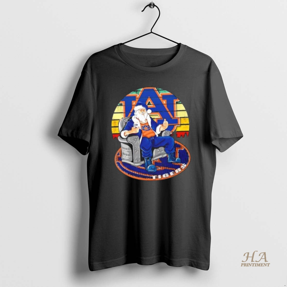 Official Auburn Tigers X Santa Claus Christmas Vintage Shirt Hoodie Sweatshirt | PurePodTees.com