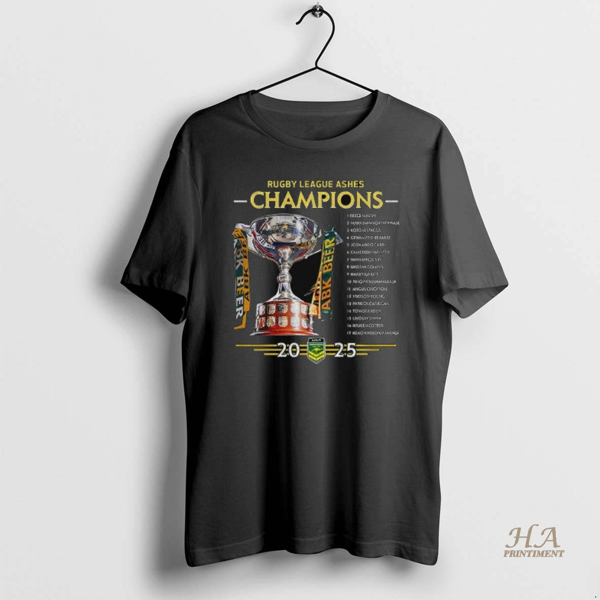 Official Australian Kangaroos Cup 22x Rugby League Ashes Champions 2025 Shirt Hoodie Sweatshirt | PurePodTees.com