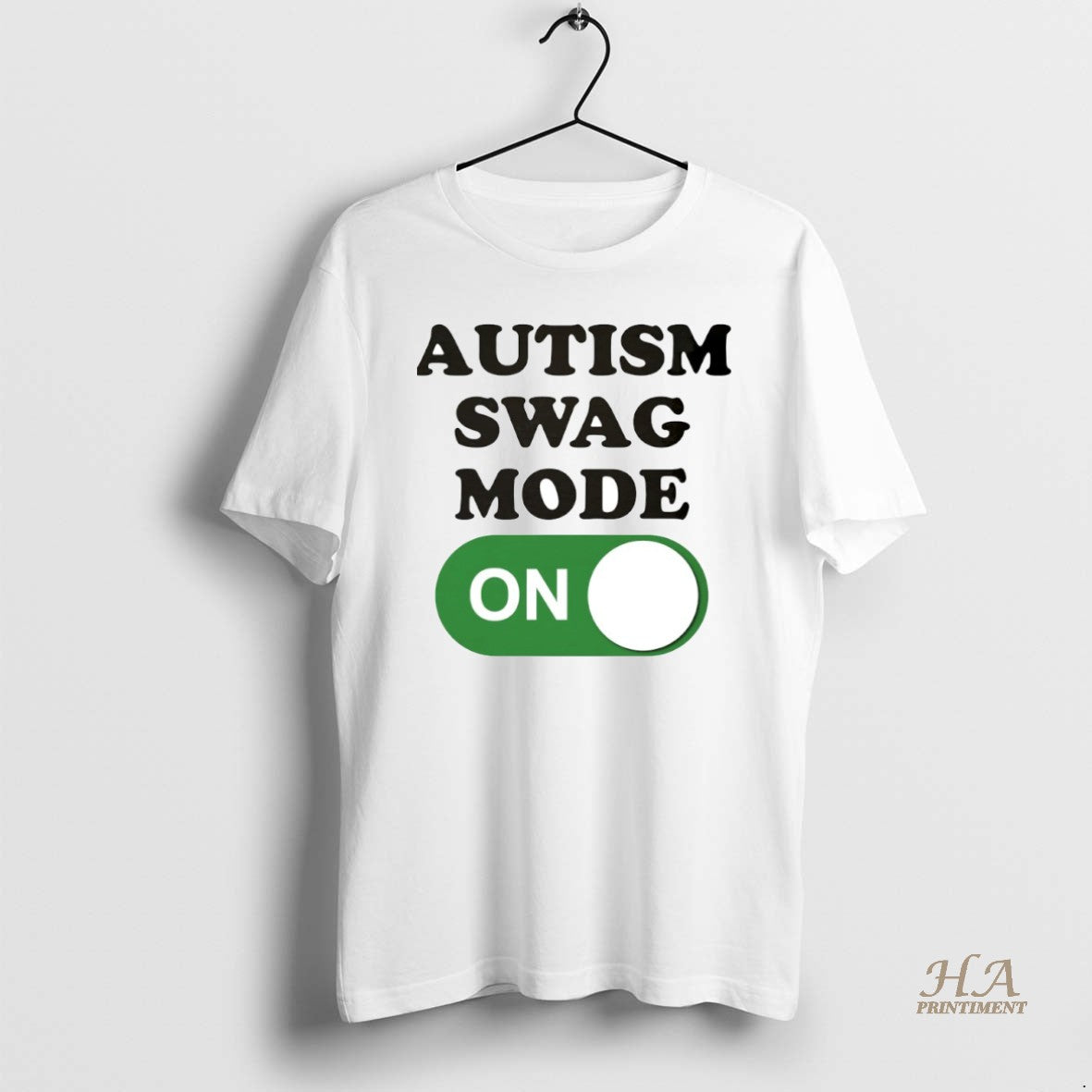 Official Autistic Swag Mode On Circle Shirt Hoodie Sweatshirt | PurePodTees.com