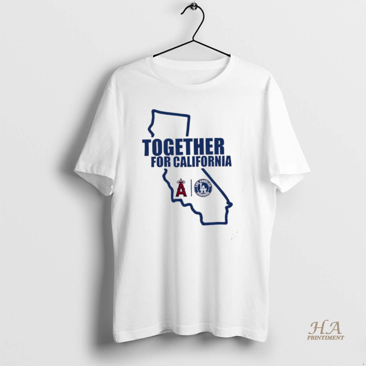 Official Awesome Los Angeles Dodgers Together For California Shirt Hoodie Sweatshirt | PurePodTees.com