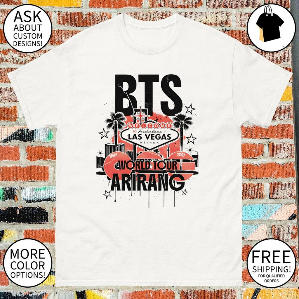 BTS Vegas 2026 Concert Arirang Tour Nevada Bangtan Army shirt