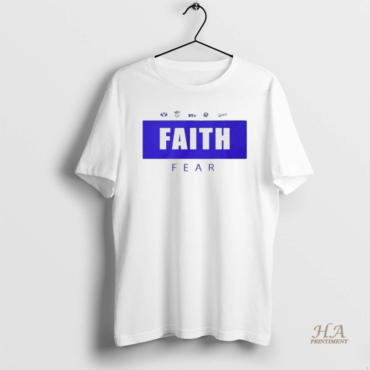 Official Byu Cougars Players Wearing Faith Fear Shirt Hoodie Sweatshirt | PurePodTees.com