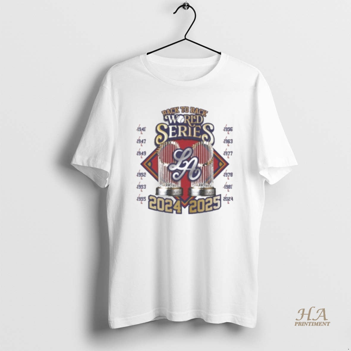Official Back To Back World Series 2024 2025 Cup Shirt Hoodie Sweatshirt | PurePodTees.com