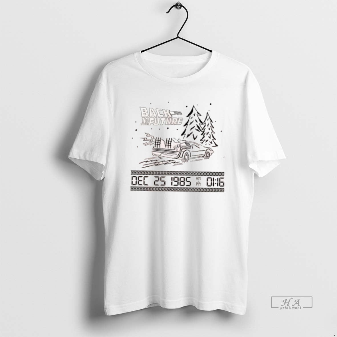 Official Back To The Future Dec 25 1985 Christmas Graphic Shirt Hoodie Sweatshirt | PurePodTees.com