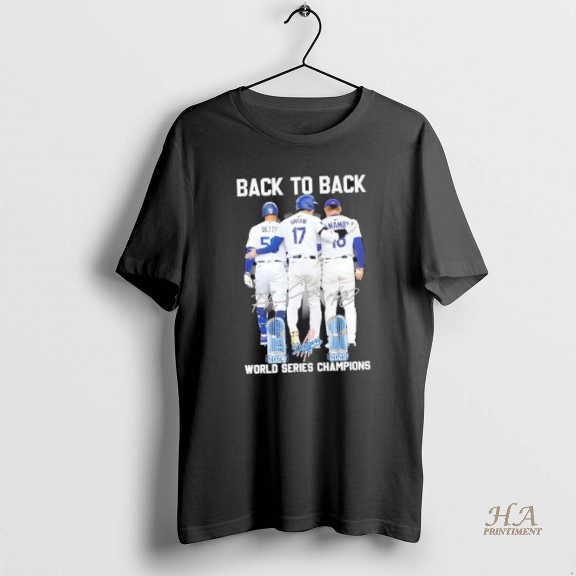 Official Back To Back 2024 2025 World Series Champions Los Angeles Dodgers Betts Ohtani Yamamoto Shirt Hoodie Sweatshirt