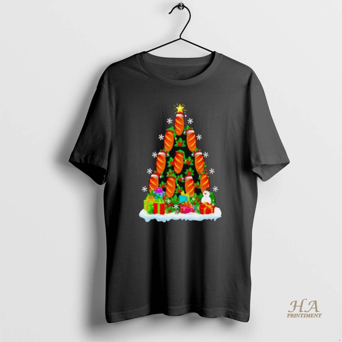 Official Baguette Xmas Holiday Santa Baguette Christmas Shirt Hoodie Sweatshirt | PurePodTees.com