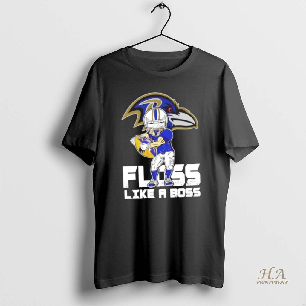 Official Baltimore Ravens Football Floss Like A Boss Shirt Hoodie Sweatshirt | PurePodTees.com