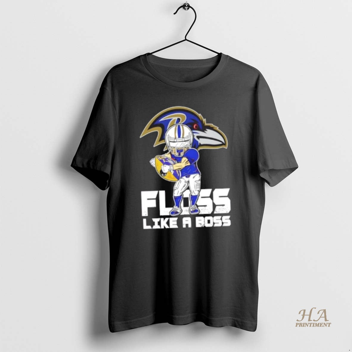 Official Baltimore Ravens Football Floss Like A Boss Shirt Hoodie Sweatshirt | PurePodTees.com