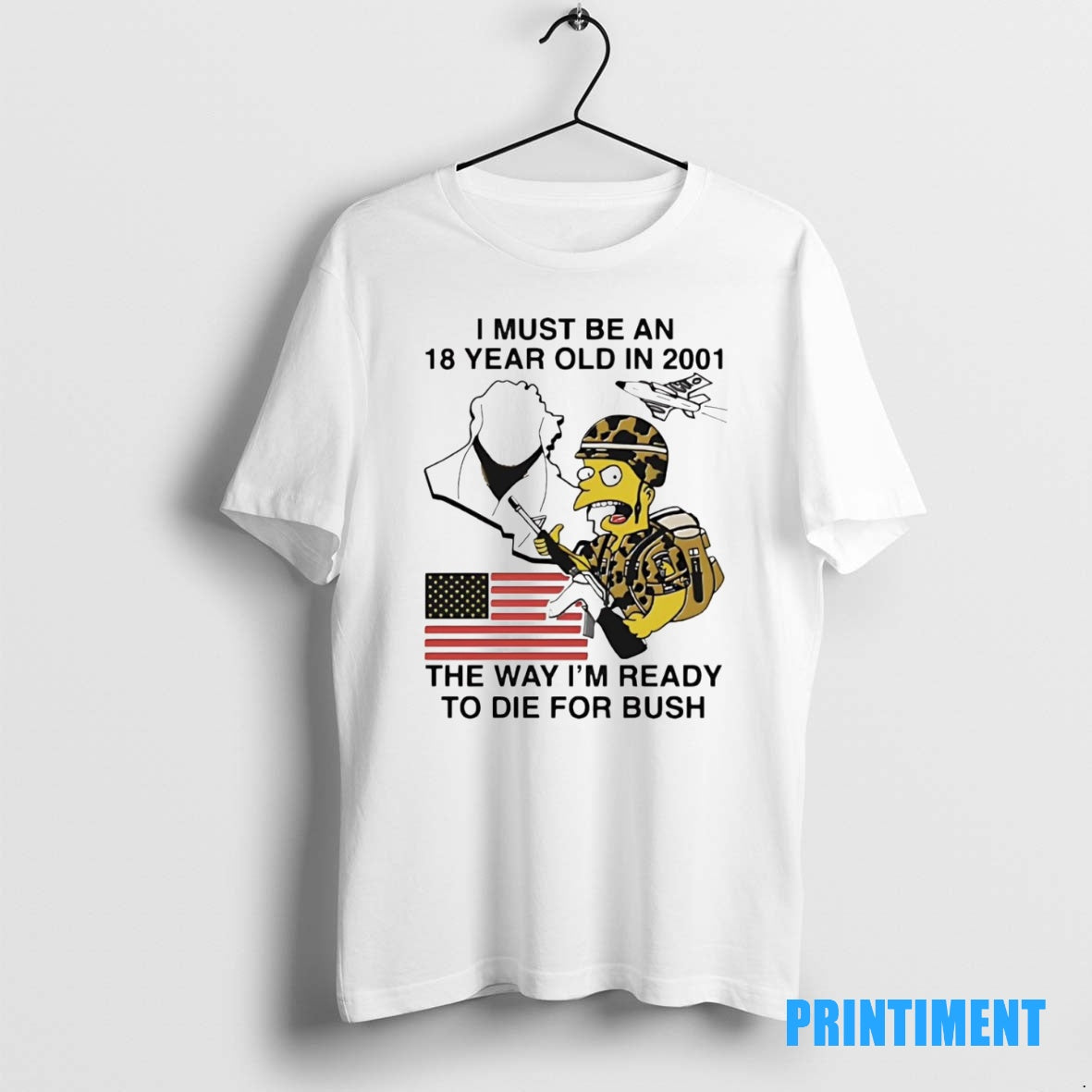 Official Bart Simpson I Must Be 18 Year Old In 2001 Way Im Ready To Shirt Hoodie Sweatshirt | PurePodTees.com